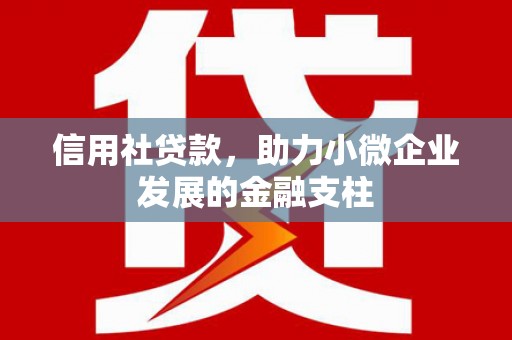 银川信用社贷款，助力小微企业发展的金融支柱