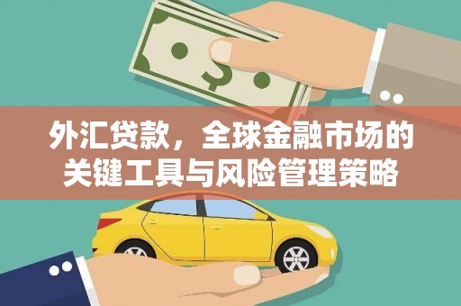 银川外汇贷款，全球金融市场的关键工具与风险管理策略