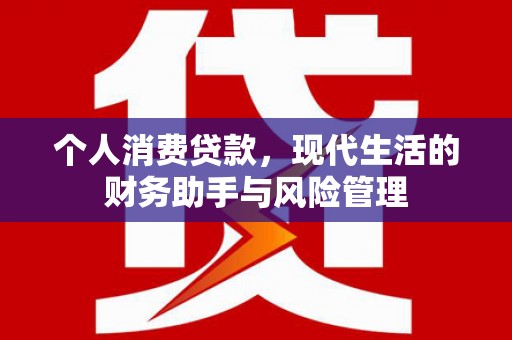 银川个人消费贷款，现代生活的财务助手与风险管理