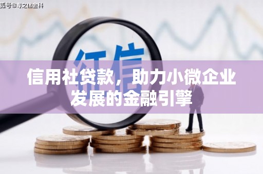 银川信用社贷款，助力小微企业发展的金融引擎