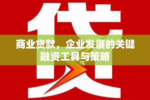 银川商业贷款，企业发展的关键融资工具与策略