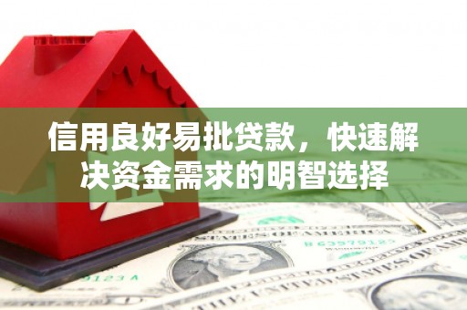 银川信用良好易批贷款，快速解决资金需求的明智选择