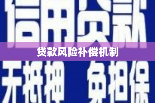 银川贷款风险补偿机制