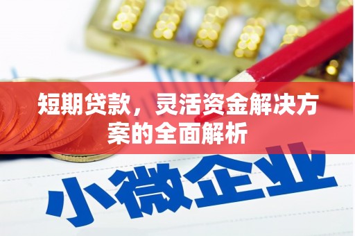 银川短期贷款，灵活资金解决方案的全面解析