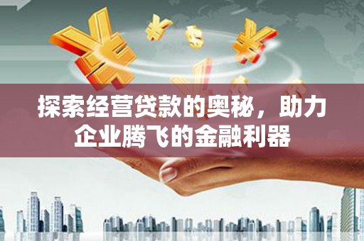 银川探索经营贷款的奥秘，助力企业腾飞的金融利器