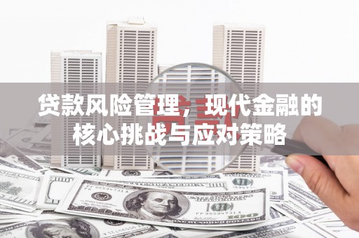 银川贷款风险管理，现代金融的核心挑战与应对策略