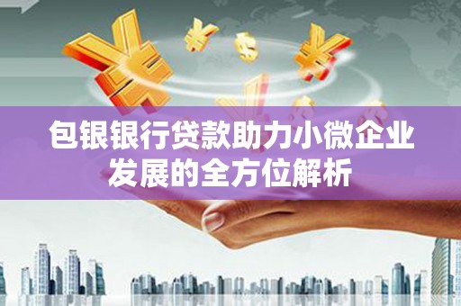 银川包银银行贷款助力小微企业发展的全方位解析