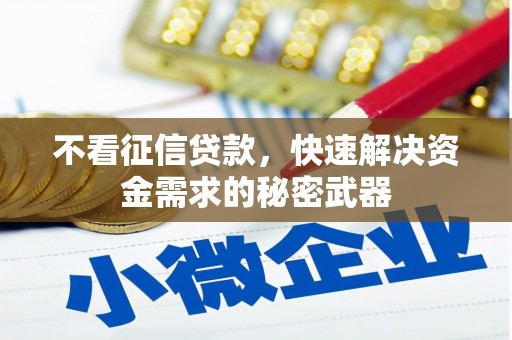 银川不看征信贷款，快速解决资金需求的秘密武器