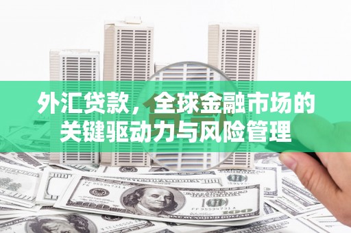 银川外汇贷款，全球金融市场的关键驱动力与风险管理