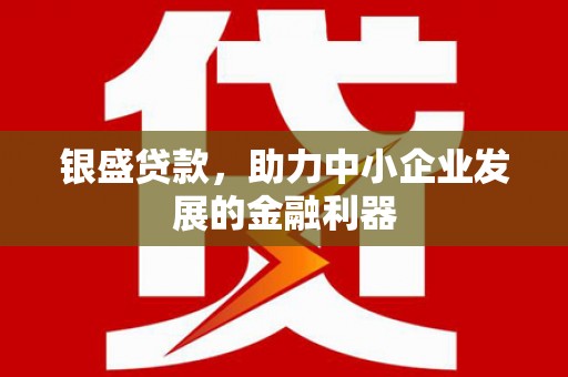 银川银盛贷款，助力中小企业发展的金融利器