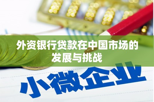 银川外资银行贷款在中国市场的发展与挑战