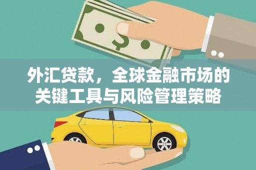 银川外汇贷款，全球金融市场的关键工具与风险管理策略