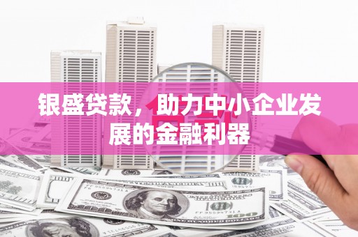 银川银盛贷款，助力中小企业发展的金融利器