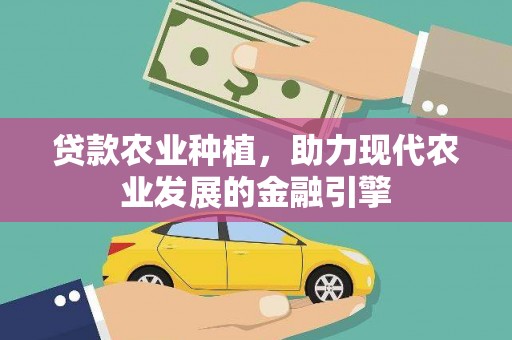 银川贷款农业种植，助力现代农业发展的金融引擎