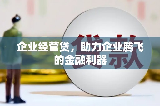 银川企业经营贷，助力企业腾飞的金融利器