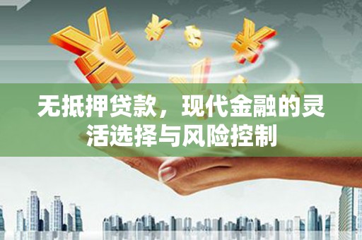 银川无抵押贷款，现代金融的灵活选择与风险控制