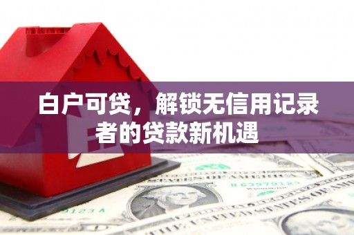 银川白户可贷，解锁无信用记录者的贷款新机遇