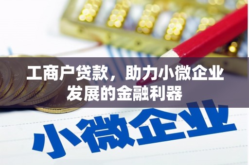 银川工商户贷款，助力小微企业发展的金融利器