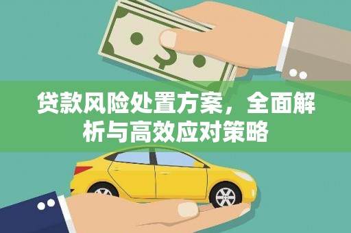 银川贷款风险处置方案，全面解析与高效应对策略