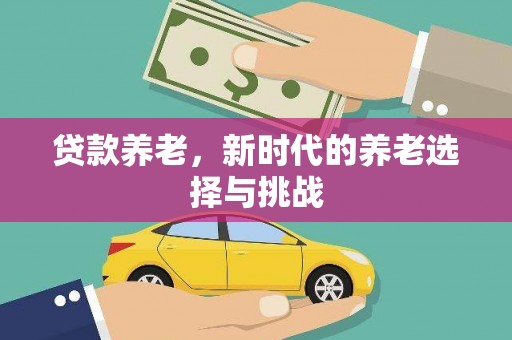 银川贷款养老，新时代的养老选择与挑战