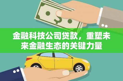 银川金融科技公司贷款，重塑未来金融生态的关键力量