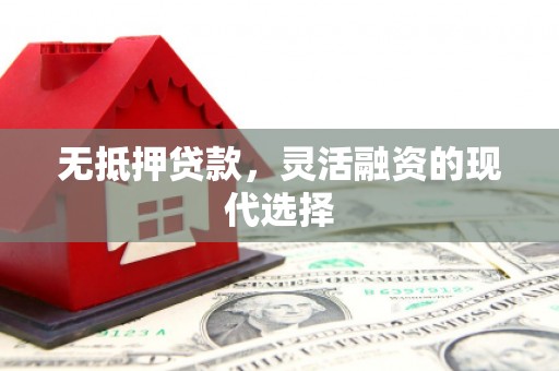银川无抵押贷款，灵活融资的现代选择