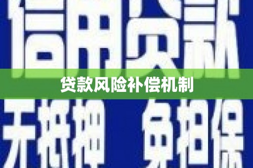银川贷款风险补偿机制