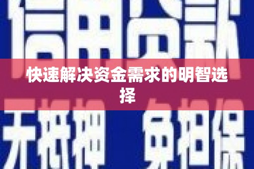 银川快速解决资金需求的明智选择