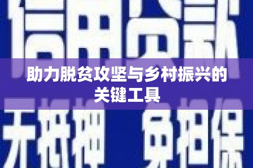 银川助力脱贫攻坚与乡村振兴的关键工具
